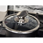 تصویر قابلمه اس جی سایز ۳۲ چدن گرانیت 