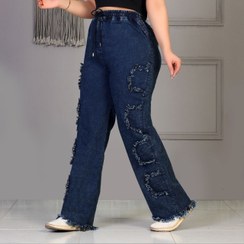 تصویر شلوار زنانه مجلسی و روزمره شیک طرح میرا ( سرمه ای ) 