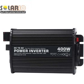 تصویر اینورتر شبه سینوسی 400 وات مدل CAR400 برند CARSPA سری CAR Modified sine Wave inverter 400W CARSPA CAR series 12V , 24V