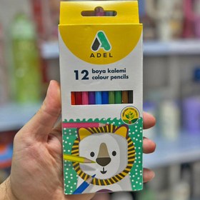 تصویر مداد رنگی ادل 12رنگ 