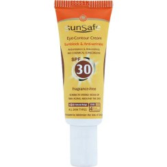 تصویر کرم ضد آفتاب رنگی دور چشم SPF30 سان سیف 20 میلی‌لیتر | محافظت UV و کاهش تیرگی | دکتر مروی 