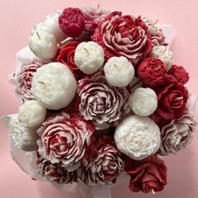 تصویر دسته گل قرمز 