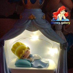 تصویر خرید آنلاین آباژور و چراغ خواب فانتزی طرح پرنسس سیندرلا دیزنی Cinderella's night light