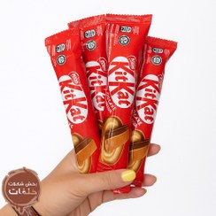 تصویر هات چاکلت کیت کت ساشه‌ای | شکلات داغ Kit Kat 