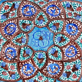 تصویر بشقاب مینا 10 