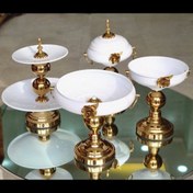 تصویر سرویس پذیرایی ۴ تکه گل رز 