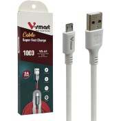 تصویر کابل تبدیل USB به microUSB وی اسمارت مدل VS-61 طول 1 متر 