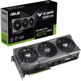 تصویر کارت گرافیک ایسوس مدل TUF Gaming GeForce RTX 4070 SUPER GDDR6X OC Edition حافظه 12 گیگابایت ASUS TUF Gaming GeForce RTX 4070 SUPER 12GB GDDR6X OC Edition Graphics Card