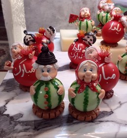 تصویر دکوری یلدایی هندوانه یلدایی