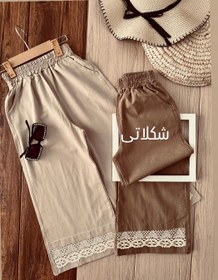 تصویر شلوار بگ لینن کتان 