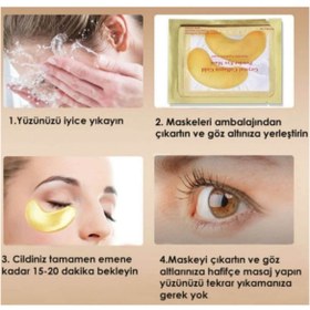 تصویر ماسک دور چشم اورجینال برند Maske مدل Bio-collagen Gold Eye Patch کد 679312478 