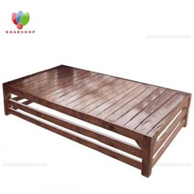 تصویر تخت سنتی چوبی 60*160کد 293 