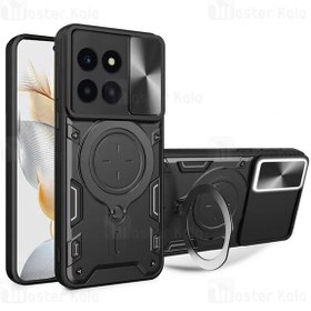 تصویر قاب ضد ضربه مگنتی Honor X6a Magnetic Support Case دارای محافظ دوربین 