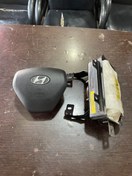 تصویر ایربگ فرمان و داشبورد هیوندای توسان ۲۰۱۴ Passenger airbag-steering wheel airbag