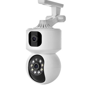 تصویر دوربین سیمکارتی 2 لنزه v380 pro 4g camera cctv dual lenz