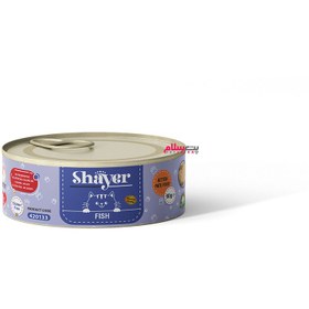 تصویر کنسرو بچه گربه کیتن شایر حاوی ماهی 90 گرم Shayer Kitten Pate with Fish 90g