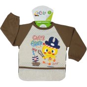 تصویر پیش بند مخمل آستین دار کوکالو COCALO مناسب کودکان از یک سالگی به بالا 