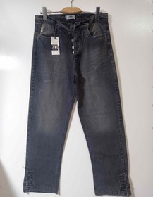 تصویر شلوار جین مردانه بگ استایل دمپا دگمه دار کد BG002 - سایز 31 BAG STYLE MANS CODE BG002