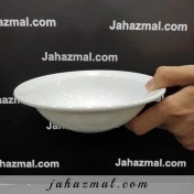 تصویر سالادخوری چینی زرین سفید (3 نفره) Zarin Iran Hotel-49 White 1 Piece Porcelain Salad-Bowl 3p