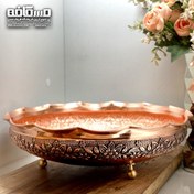 تصویر میوه خوری مسی جدید(مدل گلبرگ) 