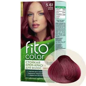 تصویر رنگ مو روسی فیتو کالر fito color بدون آمونیاک رنگ شرابی شماره 5.61 