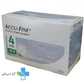 تصویر سر سوزن انسولین اکیوچک مدل اکیو فاین شماره 4 | AccuChek AccuFine 