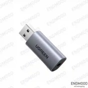 تصویر مبدل USB-A به جک 3.5 میلی متری یوگرین Ugreen CM383 