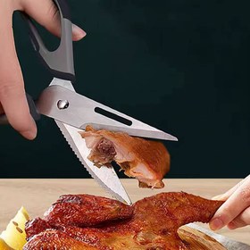 تصویر قیچی آشپزخانه چند کاره استیل شنگیا 