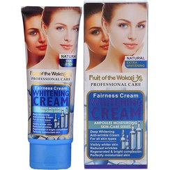 تصویر کرم سفید کننده صورت و بدن دو چهره مدل کپسول آبرسان وزن ۱۰۰ گرم 