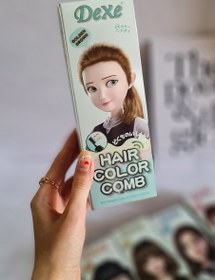 تصویر شامپو رنگ مو طلایی دکسی haircolor dexe