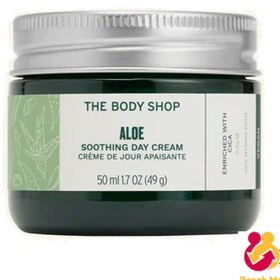 تصویر کرم روز آلوئه ورای بادی شاپ نوع پوست Body Shop Aloe Vera day cream skin type