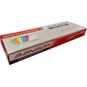 تصویر گیره پوشه (فنرپوشه) فلزی 80 میل (بسته 50 جفتی) بنسون 