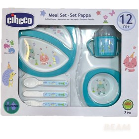 تصویر ست غذا خوری هفت تیکه برند chicco 