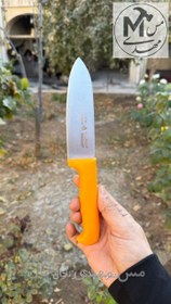 تصویر چاقو چاقو صلاخی بزرگ حیدری زنجان دسته زرد