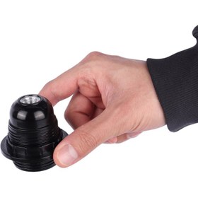 تصویر سرپیچ آویز لامپ گریف دار E27 lamp holder With Griff