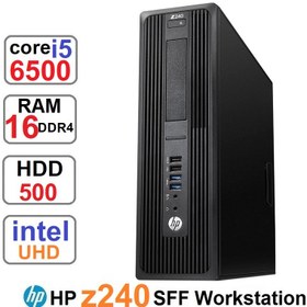 تصویر مینی کیس HP Z240 WorkStation Core i5 6500 رم16 