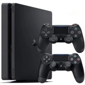 تصویر کنسول بازی سونی (استوک) کپی خور PS4 Slim | حافظه 1 ترابایت به همراه یک دسته اضافه PlayStation 4 Slim Copy Set (Stock) 1T + 1 extra controller