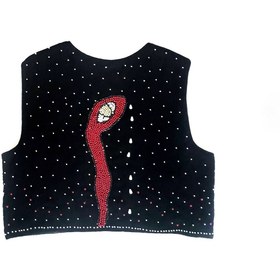 تصویر وست دست دوز ماسی 