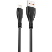 تصویر کابل شارژ سریع یواس‌بی به لایتنینگ یک متری ایکس‌او XO NB185 Lightning 6A fast charger cable 