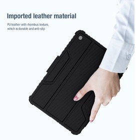 تصویر کیف بامپردار میت پدپرو هواوی نیلکین Nillkin Huawei Mate Pad Pro 10.8 2021 Bumper Pro Leather 