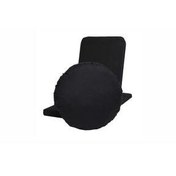 تصویر مت یوگا مشکی مردانه و زنانه کوسن مدیتیشن پر از پوسته صندلی مراقبه JACK مجموعه REMEGE 