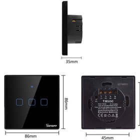 تصویر کلید هوشمند سونوف مدل T3EU3C 