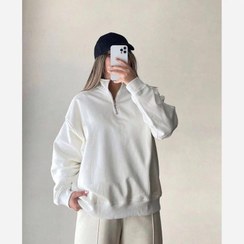 تصویر سویشرت ورزشی نیم زیپ مردانه 