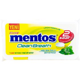 تصویر خوشبو کننده دهان منتوس بدون شکر با طعم لیمو 21 گرم 30 عددی mentos Mentos sugar free mouth freshener with lemon flavor 21 g 30 pcs