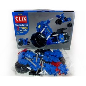 تصویر اسباب بازی ساختنی موتور 54 قطعه کلیکس توی CLIX TOY _اسباب بازی 