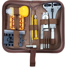 تصویر کیف ابزار تعمیر ساعت 13 تکه مدل ZS194900 برند leshp 13-Piece Watch Repair Tools Kit ZS194900