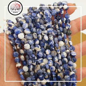 تصویر ریسه سنگ سودالیت چشم مگسی سایز 6 