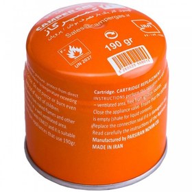 تصویر کپسول گاز 190 گرمی کمپرگاز مدل K-190 