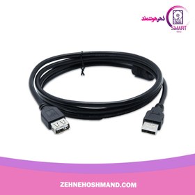 تصویر کابل افزایش طول یو اس بی ۱.۵متری USB Extension Cable 1.5m 