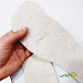 تصویر کفی کفش نمدی مرینوس پشم گوسفندی ( Felt Insoles ) 